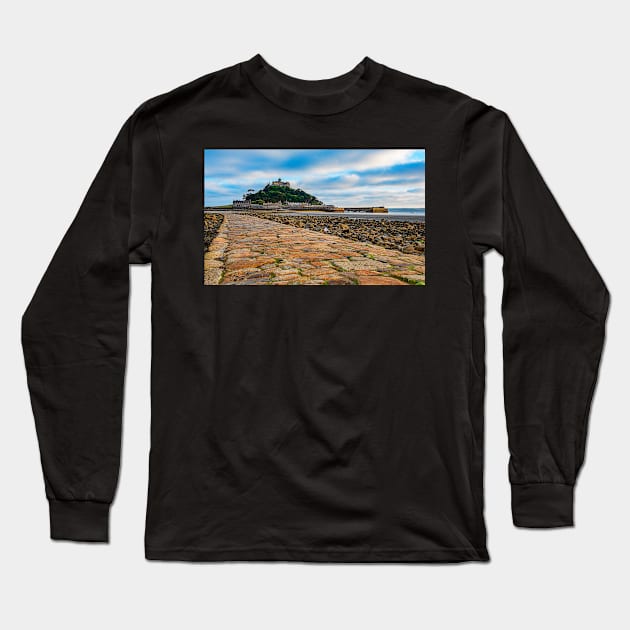 St. Michael's Mount Long Sleeve T-Shirt by Graz-Photos